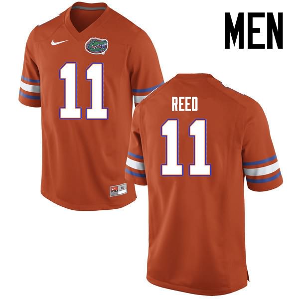 NCAA Florida Gators Jordan Reed Men's #11 Nike Orange Stitched Authentic College Football Jersey ERS5764AD